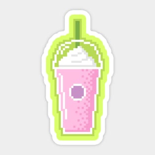 Pixel Milkshake Sticker